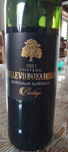Bordeaux Bordeaux Supérieur Château Bellevue Claribes Prestige 2021