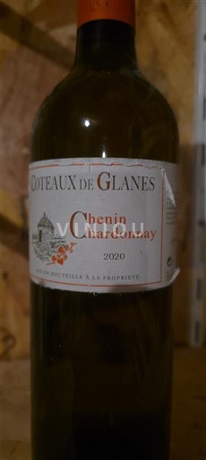 Viinit Blanc sec Chenin Chardonnay Coteaux de Glanes 2020 Ranska Lounais-Ranska Glanes-ylängöt IGP