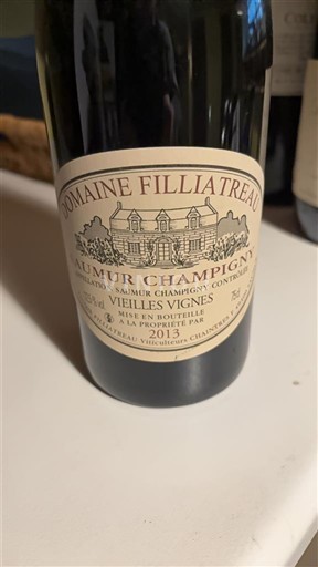 Vallée de la Loire Saumur-champigny Domaine Filliatreau Vieilles Vignes 2013