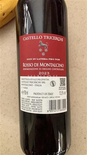 Toscana Rosso de Montalcino Castello Tricerchi 2023