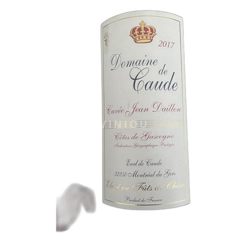 Sudoeste Côtes de Gascogne Domaine de Caude Jean Daillon 2017