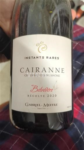 Rona dolina Cairanne Gabriel Meffre Instants Rares - Bohème 2020