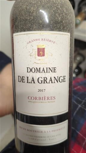 Vine Rouge sec Grande Réserve Domaine La Grange 2017 Frankrig Languedoc Corbières AOC