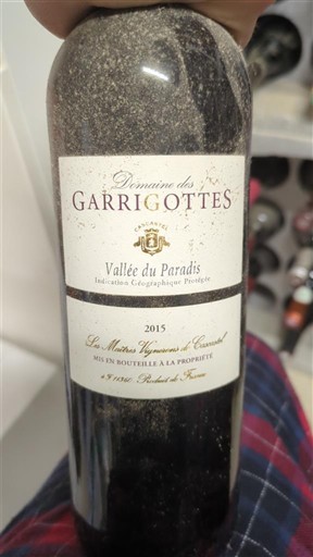 Languedoc og Roussillon Paradis-dalen Domaine S Garrigottes 2015