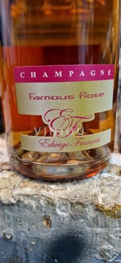 Champagne Sâm-panh Edwige François Famous Rosé Không niên vụ