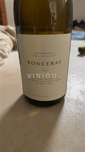 Valle della Loira Anjou Domaine Plaisance Ronceray 2022