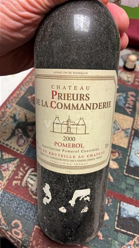 Bordeaux Pomerol Château Prieurs de la Commanderie 2000