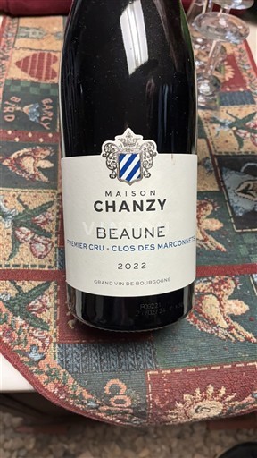 Borgogna Beaune Premier Cru Maison Chanzy Clos des Marconnets 2022