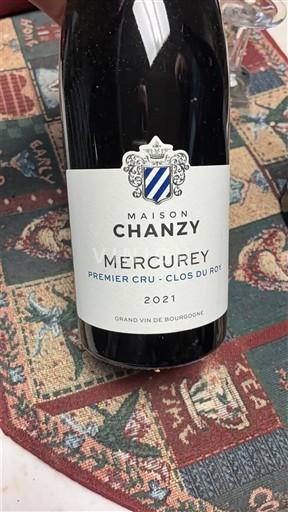 Borgogna Mercurey Premier Cru Maison Chanzy Clos du Roy 2021