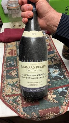 Wines Rouge sec Jean-Baptiste Grange Champion du Monde de Slalom Fernand & Laurent Pillot 2013 France Burgundy Givry AOC Premier Cru