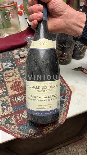Wines Rouge sec Jean-Baptiste Grange Fernand & Laurent Pillot 2011 France Burgundy Pommard AOC Premier Cru