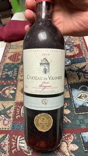 Sud-Ovest Bergerac Château Les Vigoniès 2010