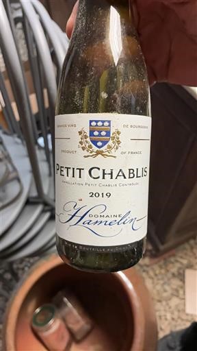 Burgundy Petit Chablis Domaine Hamelin 2019