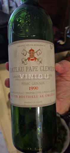 Bordeaux Pessac-Léognan Grand Cru Château Pape Clément 1990