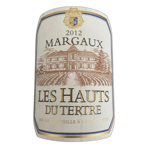 Bordeaux Margaux Les Hauts du Tertre 2012