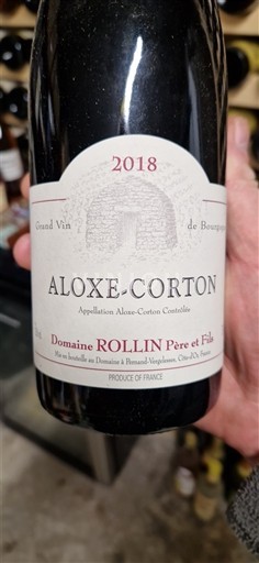 Burgundy Aloxe-Corton Domaine Rollin Père et Fils 2018