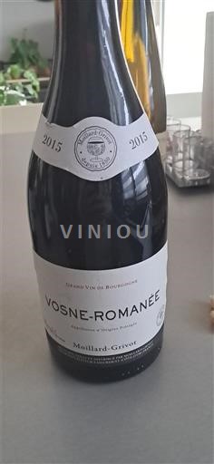 Wijnen Rouge sec Moillard-Grivot 2015 Frankrijk Bourgondië Vosne-Romanée AOC
