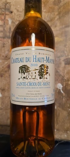 Bordeaux Sainte-Croix-Du-Mont Château Haut-Mayne 2010