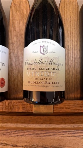 Bourgondië Chambolle-Musigny Premier Cru Domaine Hudelot-Baillet 1er Cru Les Charmes 2016