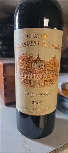Burdeos Pessac-Léognan Château Les Carmes Haut-Brion 2004