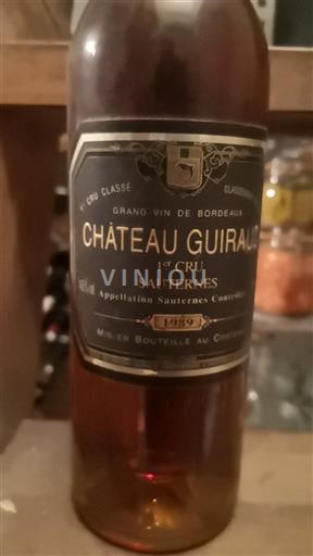 Bordéus Sauternes 1er Cru Château Guiraud 1989