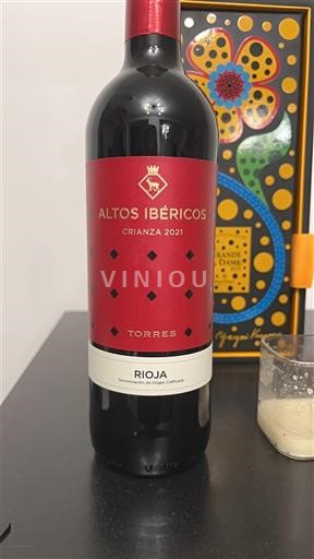 La Rioja rioja Torres Altos Ibéricos Crianza 2021