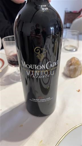 Bordeaux Saint-Émilion Mouton Cadet Réserve 2015