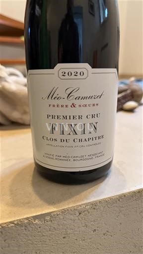 Bourgogne Fixin Premier Cru Mé0-Camuzet Frère & Sœurs Clos du Chapitre 2020