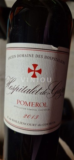Bordeaux Pomerol Hospitlaet de Gazin 2013