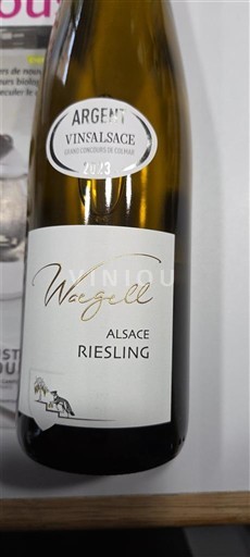 Alsace Riesling Wagell Argent Colmar 2022