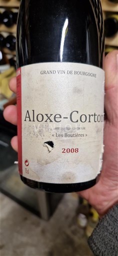 Borgogna Aloxe-Corton Les Boutières 2008