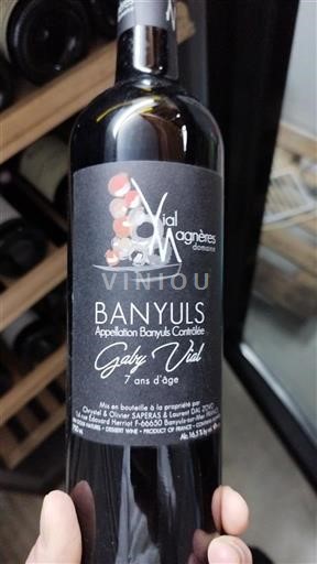 Roussillon Banyuls Vial Magnères Gaby Vial 7 ans d'âge Neleten.