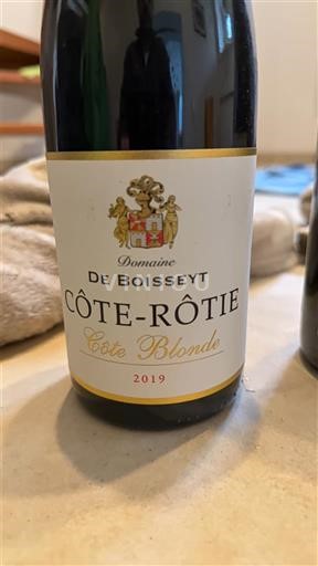Údolí Rhôny Côte-rôtie Domaine Boisseyt Côte Blonde 2019