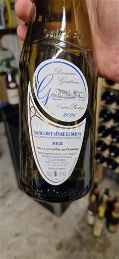 Vinos Blanc sec Cuvée Prestige Domaine Gautreau 2024 Francia Valle del Loira Muscadet-sèvre-et-maine AOC