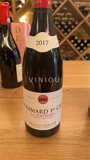 Verërat Rouge sec Les Poutures Domaine Lejeune 2017 Francë Burgundi E paspecifikuar AOC Premier Cru