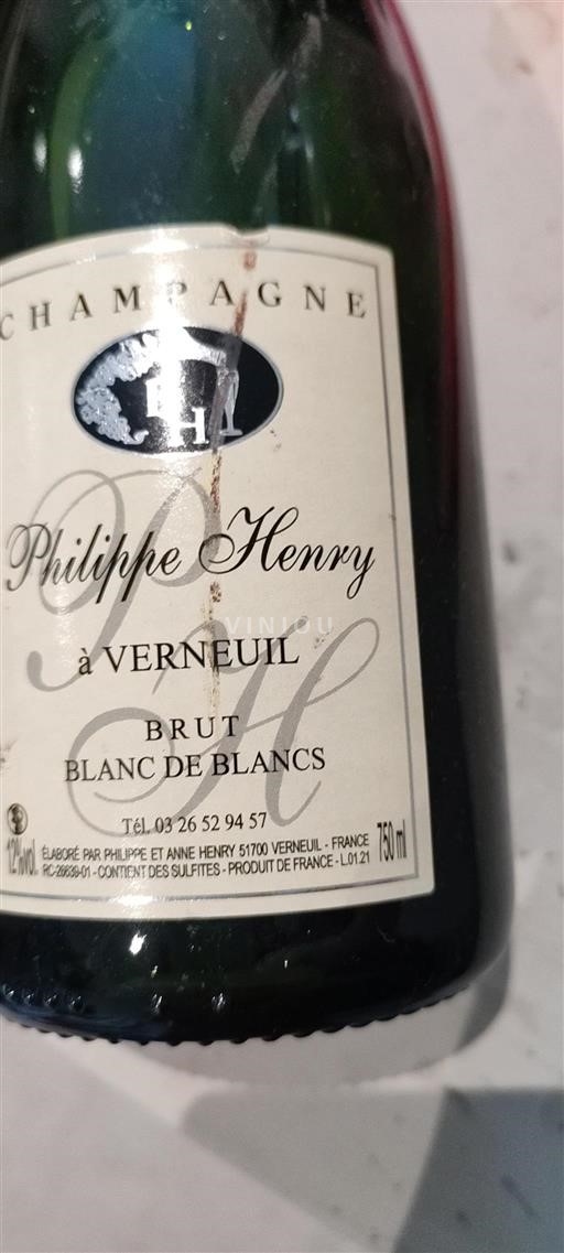 Champagne Philippe Henry Blanc de Blancs Non-Vintage