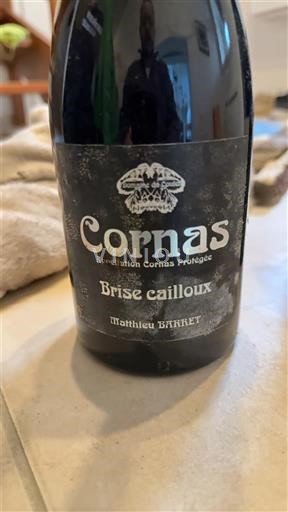 Rhônedalen Cornas Mathieu Barret Brise Cailloux 2015