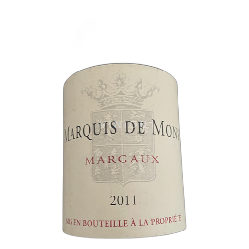 Burdeos Margaux Marquis de Mons 2011