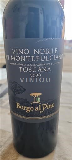 Toscana Vino Nobile di Montepulciano Borgo al Pino 2020