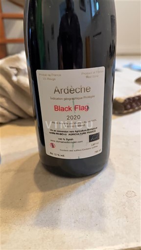 Alps and Rhone Valley Ardèche Domaine Coulet Black Flag 2020