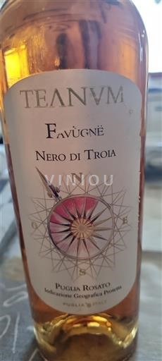 Apulia No especificado Teanum Favùgnë Nero di Troia 2021