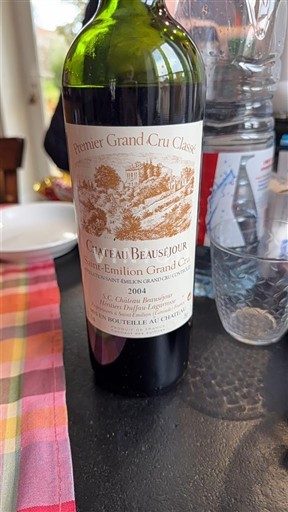 Bordeaux Saint-Émilion Grand Cru Premier Grand Cru Classé Château Beauséjour 2004