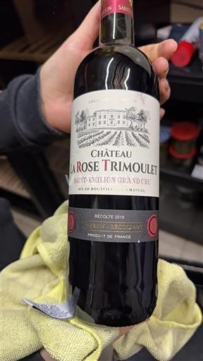 Bordeaux Saint-Émilion Grand Cru Grand Cru Château La Rose Trimoulet 2019