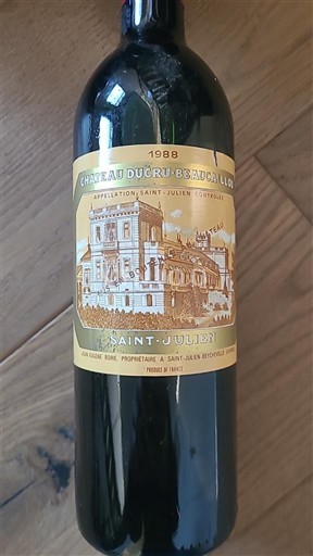 Bordeaux Saint-Julien Grand Cru Château Cru-Beaucaillou 1988