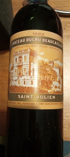 Bordeaux Saint-Julien Grand Cru Château Cru-Beaucaillou 1988
