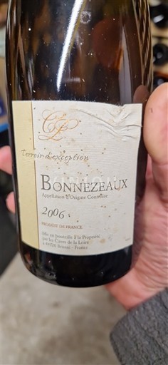 Loiren laakso Bonnezeaux Les Caves de la Loire Terroir d'exception 2006