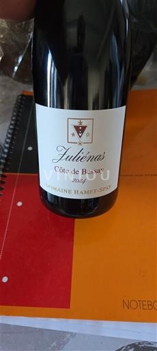 Beaujolais Juliénas Domaine Hamet-Spay Côte de Bessay 2024