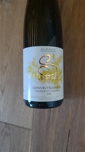 Alsace Vendanges Tardives Stoeckle 2018