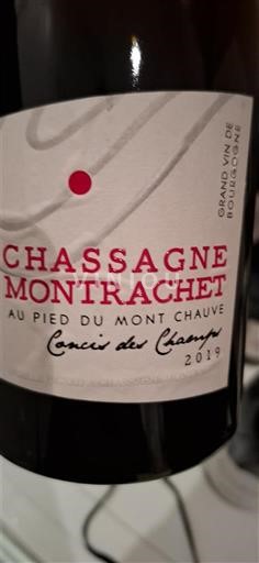 Borgoña Chassagne-Montrachet Au Pied du Mont Chauve Concise des Champs 2019