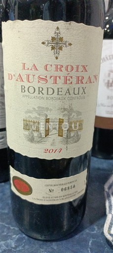 Bordeaux La Croix d'Austeran 2011